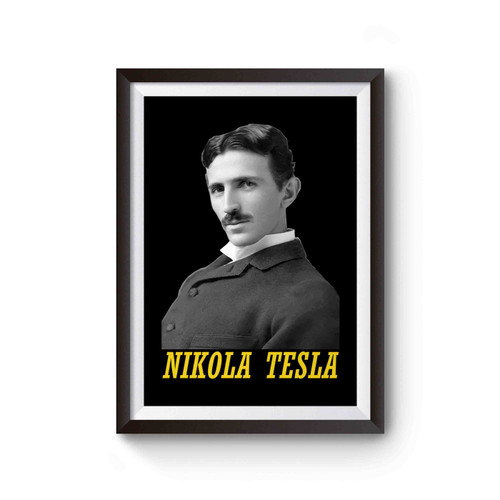 Nikola Tesla Text Poster