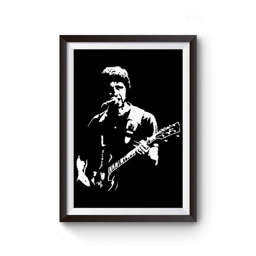 Noel Gallagher Oasis Indie Rock Music Inspired Poster