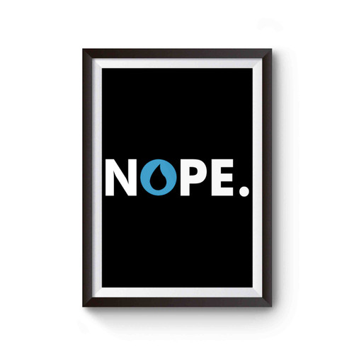 Nope Control Blue Player Mtg Poster