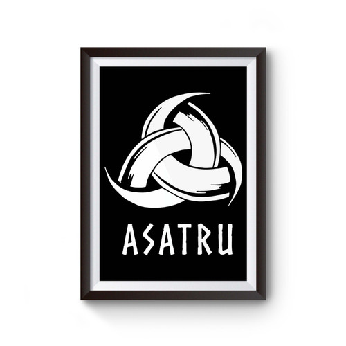 Odin's Horns Triskelion Asatru Poster