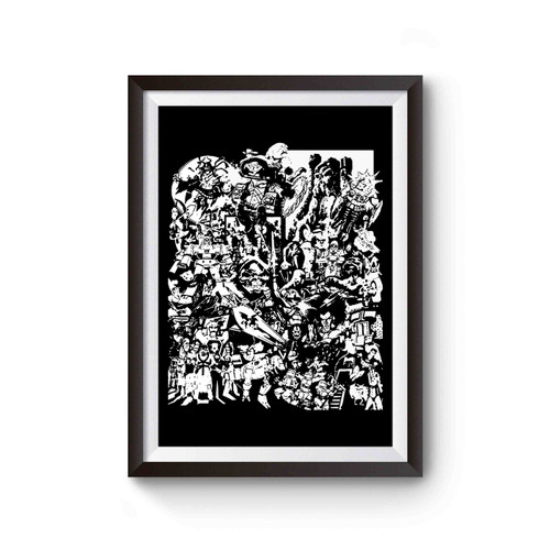 Old School Cartoons Poster