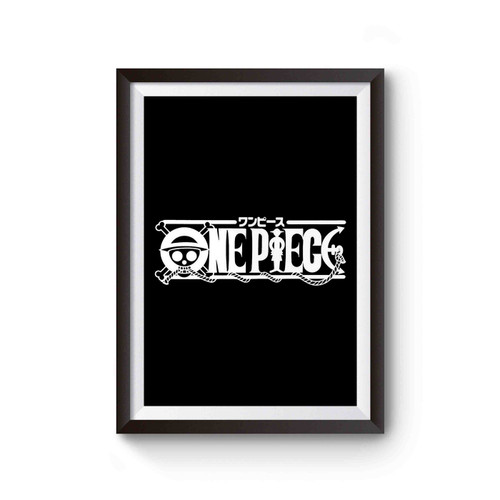 One Piece Anime Logo Poster