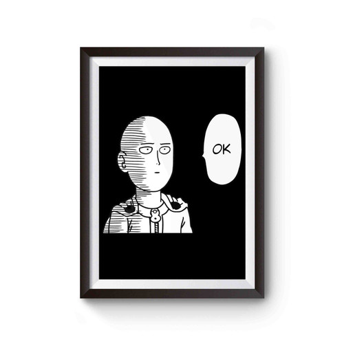 One Punch Man Saitama Poster