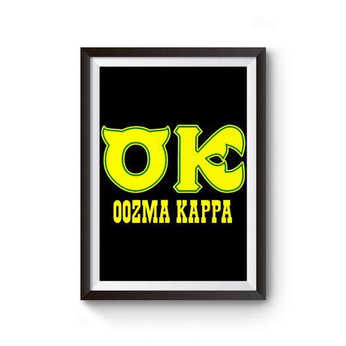 Oozma Kappa Master Inc Cartoon Logo Poster