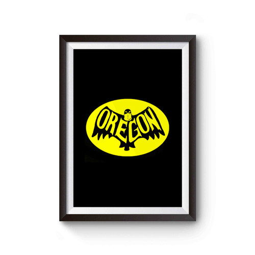Oregon Ducks Batman Poster