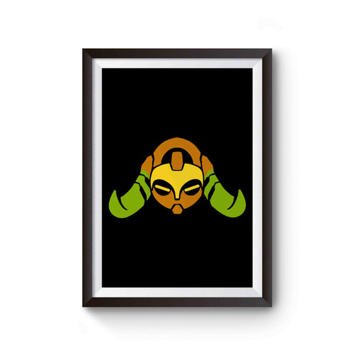 Orisa And Icon Logo Overwatch Poster