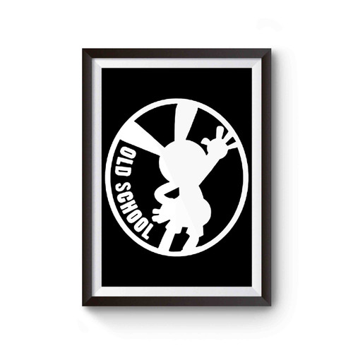 Oswald The Lucky Rabbit Disney Theme Old School Cartoon Character Poster