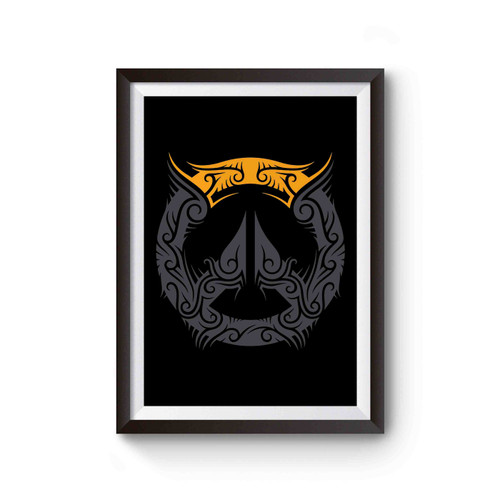 Overwatch Logo Tribal Poster