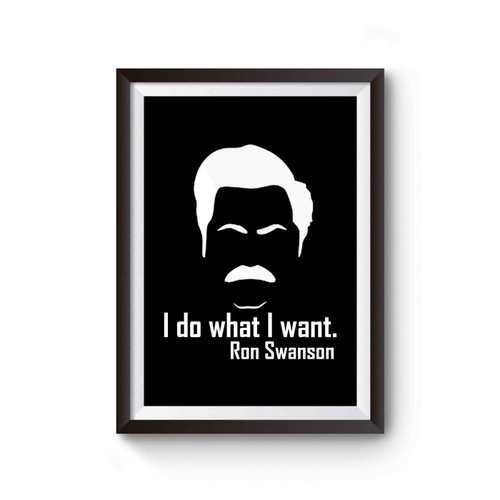 Parks And Recreation Parks And Rec I Do What I Want Poster