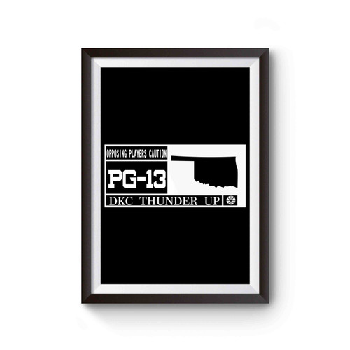 Paul George Pg-13 Okc Poster