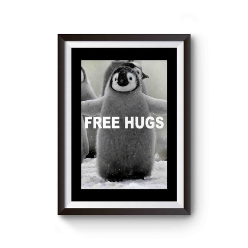 Pinguin Free Hugs Poster