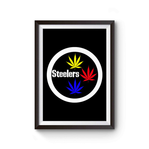 Pittsburgh Steelers Stoner Pot Leaf Poster