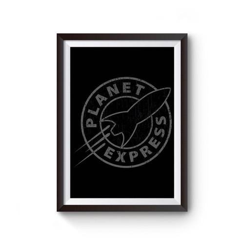 Planet Express Distressed Logo Poster
