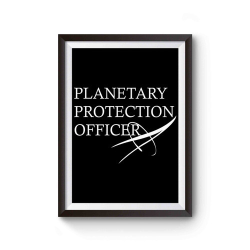 Planetary Protection Officer Nasa Poster