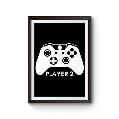 Player 2 Xbox Controller Video Game Poster