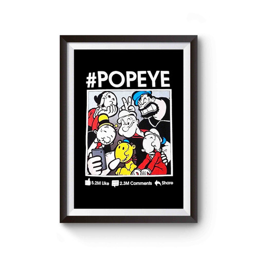 Popeye Selfie Cast Poster