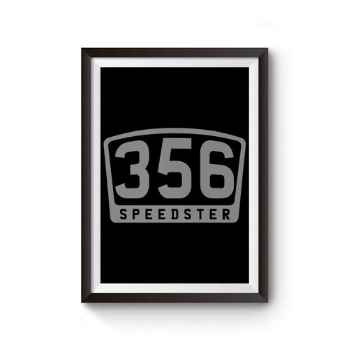 Porsche Inspired 356 Speedster Emblem Poster