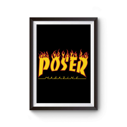 Poser Font Thrasher Poster