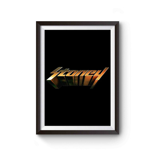 Post Malone Stoney Gold Poster