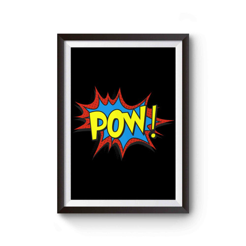 Pow Cool Retro Pop Art Comic Book Comics Big Bang Superhero Poster