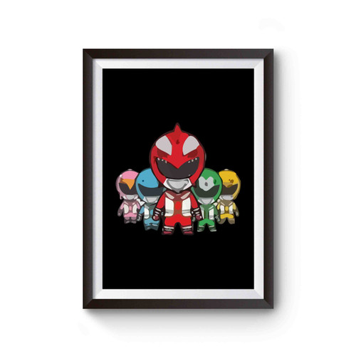 Power Rangers Mighty Morphin All Characters Poster