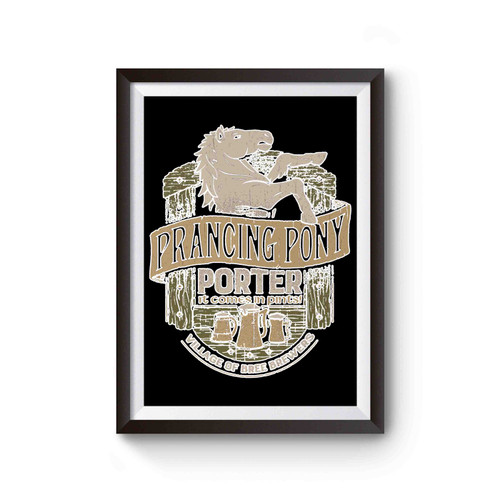 Prancing Pony Porter The Lord Of The Rings Poster