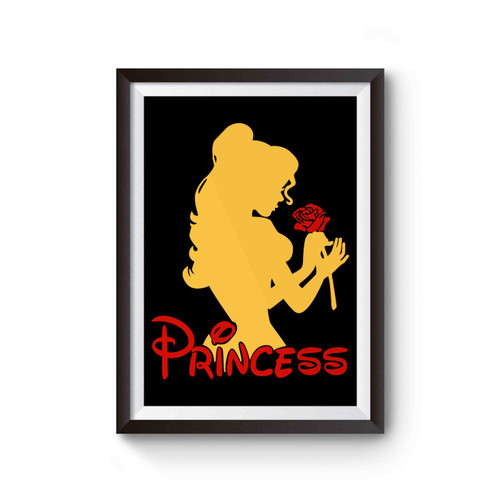 Princess And Rose Princess Belle Disney Beauty And The Beast Poster