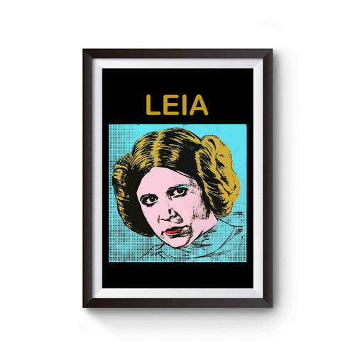 Princess Leia Warhol Poster