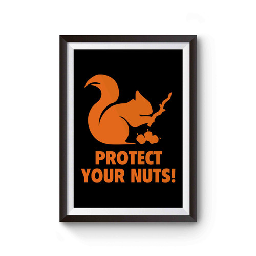 Protect Your Nuts Funny Poster