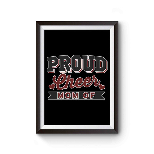 Proud Cheer Mom Poster
