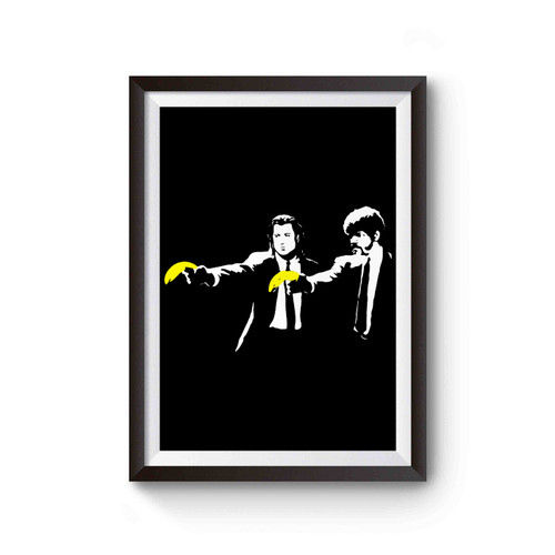 Pulp Fiction Inspired By Banksy Poster