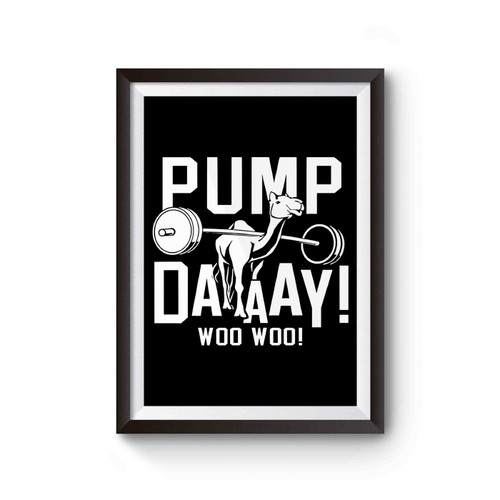 Pump Day Hump Day Workout Poster