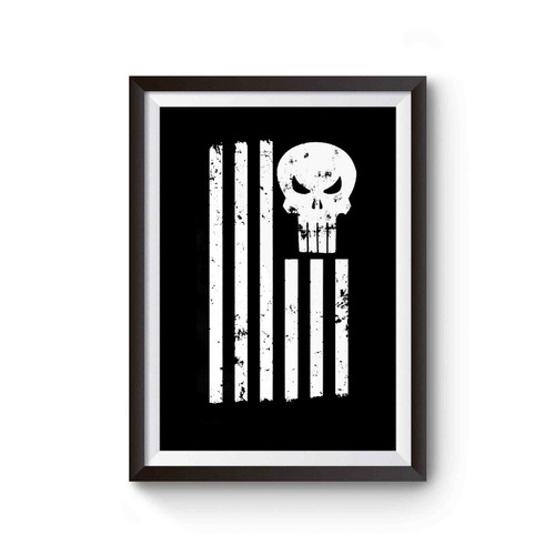 Punisher American Flag Army Sniper Poster