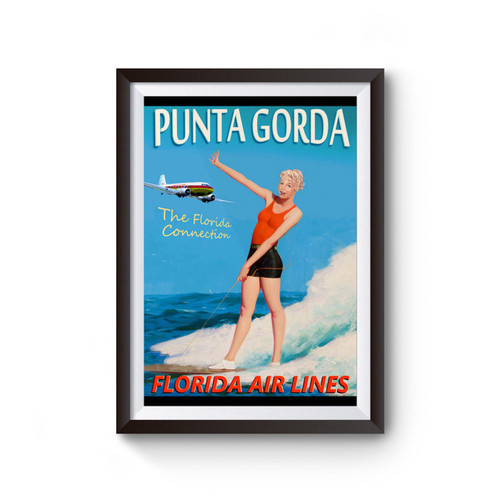 Punta Gorda Florida Airlines Poster