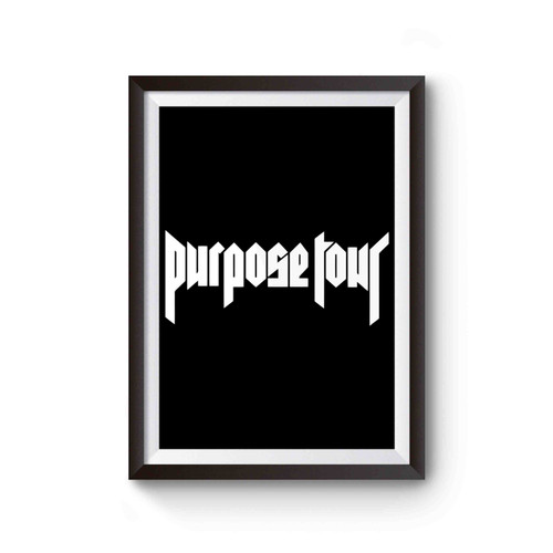Purpose Tour Logo Justin Bieber Poster
