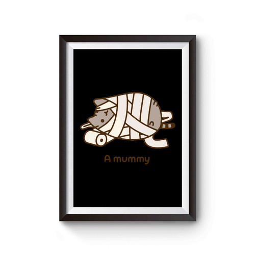 Pusheen Mummy Halloween Costume Poster