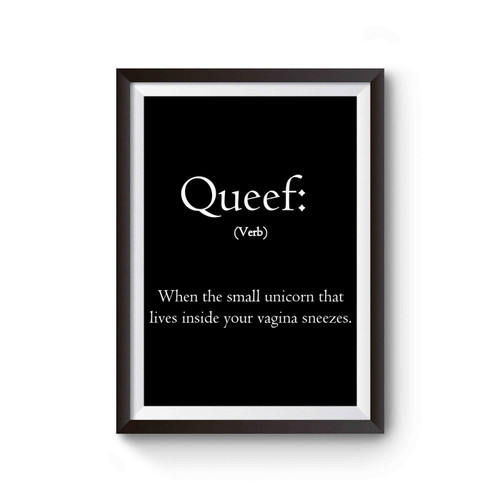 Queef Poster