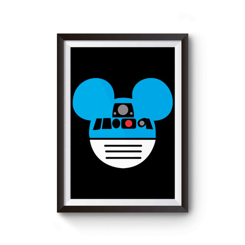 R2d2 Star Wars Ear Mickey Mouse Poster