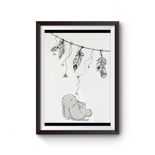 Rabbit Child Bedroom Decoration Poster