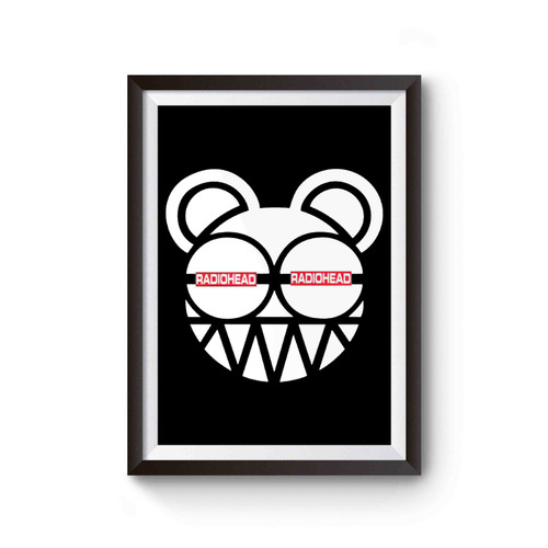 Radiohead Bear Logo Poster
