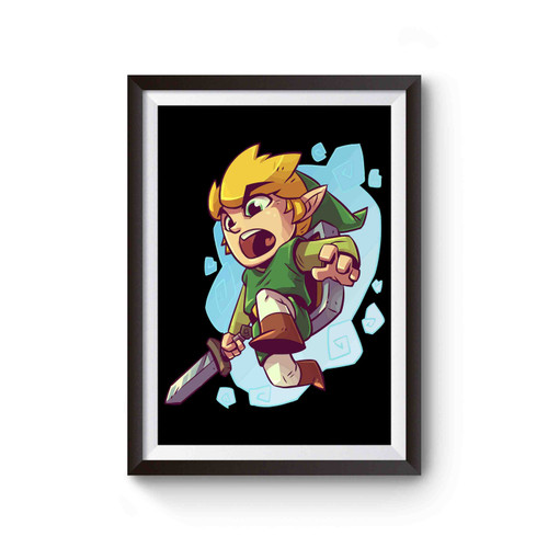 Raging Link Legend Of Zelda Poster