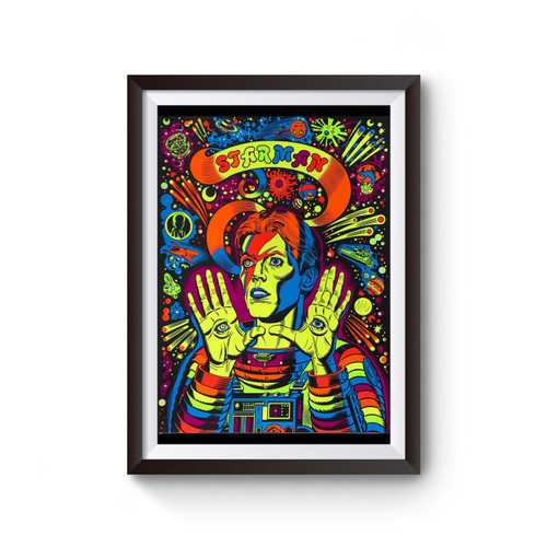 Rainbow Bowie Poster