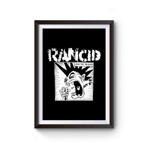 Rancid Give 'em The Boot Retro Poster
