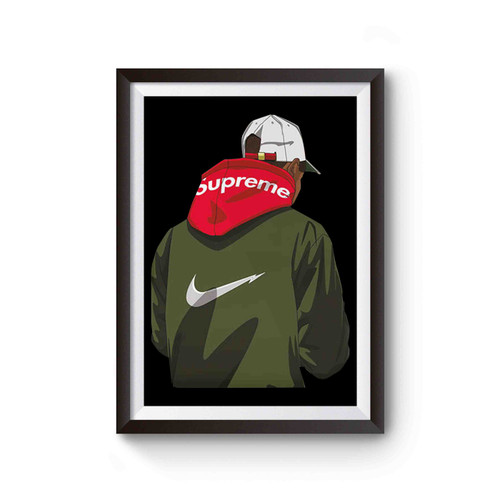 Red Box Logo Just Do It Poster