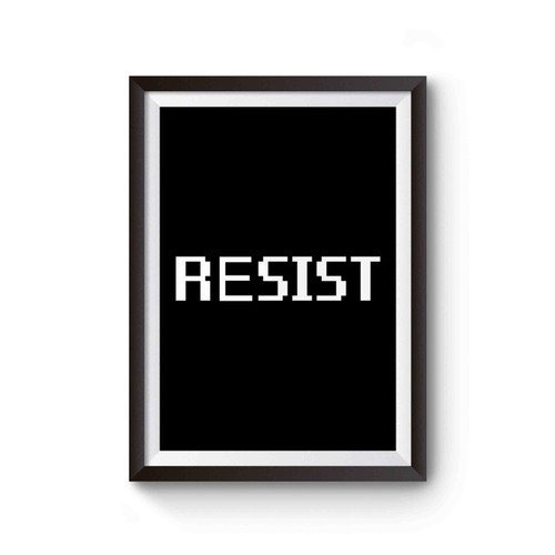 Resist Punk Grunge Life Death Revolt Poster