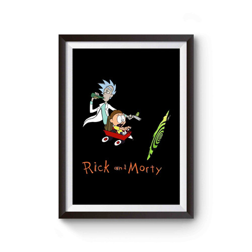 Rick And Mort Crossover Art Poster
