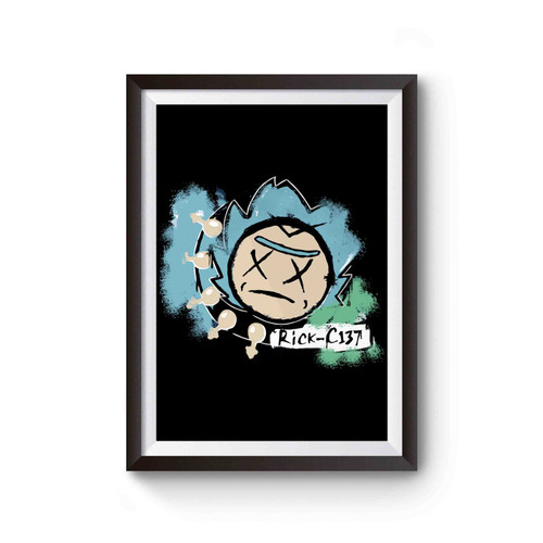 Rick And Morty Blink 182 Music Poster