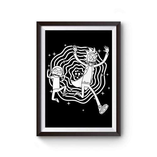 Rick And Morty Funny Televison Series Cartoon Poster