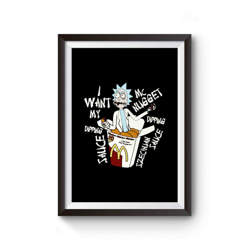 Rick And Morty Mcdonalds Szechuan Sauce Poster