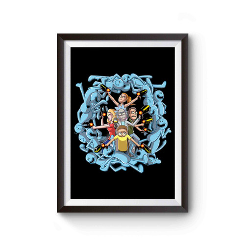 Rick And Morty Mr Meeseeks Portal Poster